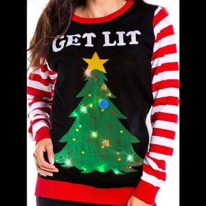 CamScanner Light Up Christmas Sweater